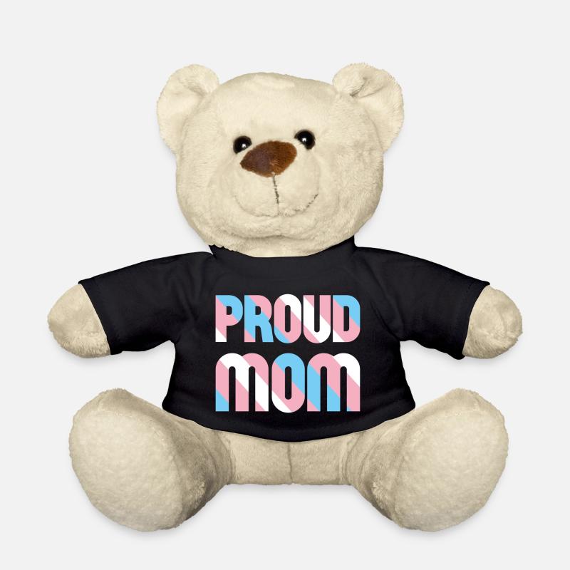 Proud Mom Transgender - Teddy Bear - black