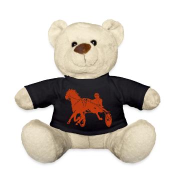 Traber Trabrennen Pferderennen - Teddy - Schwarz - Vorne