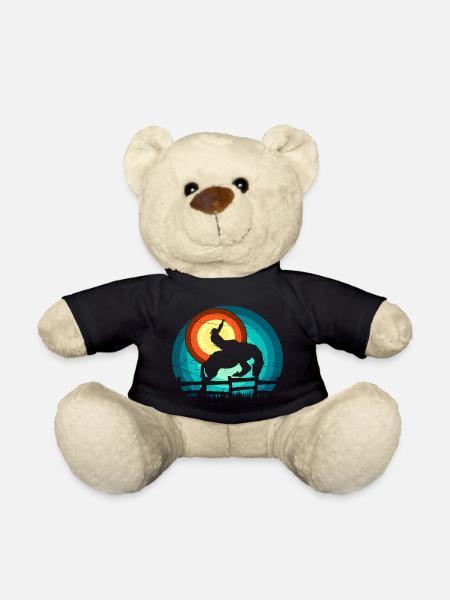 Cowboy beim Rodeo - Teddy - Schwarz