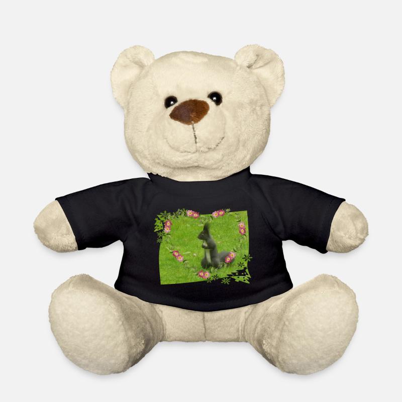 Eichhörnchen Liebe Tiere Tierfreund - Teddy - Schwarz