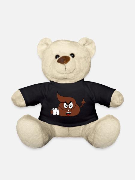 Scheiße Scheißhaufen Klopapier Corona Virus - Teddy - Schwarz