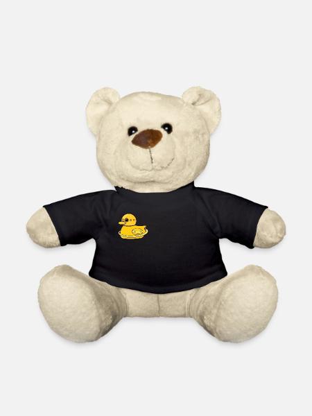 Raumschiff Ente Abzeichen - Fanart - Teddy - Schwarz