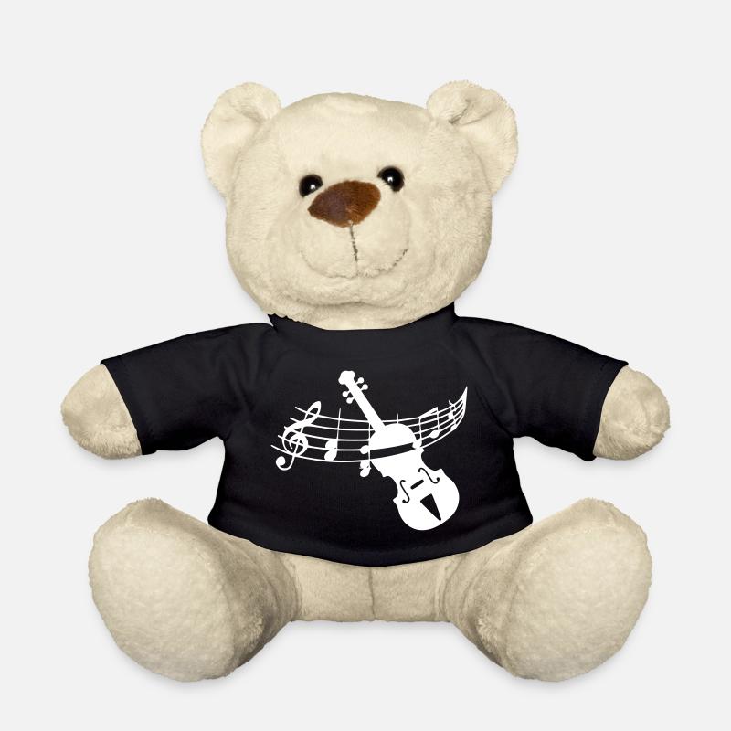 Violin violin - Teddy Bear - black