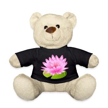 leuchtende Seerose - Inspiration großer Künstler - Teddy - Schwarz - Vorne