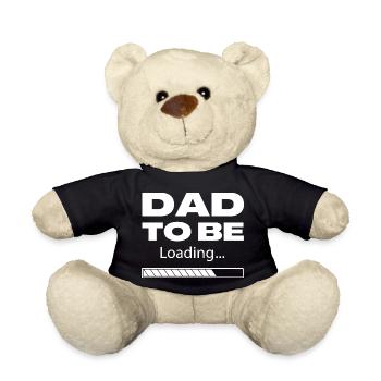 Dad To Be Loading White - Teddy - Schwarz - Vorne