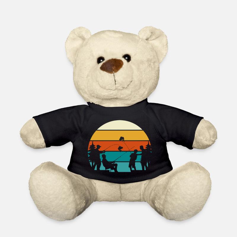 Retro Fishing - Teddy - Schwarz