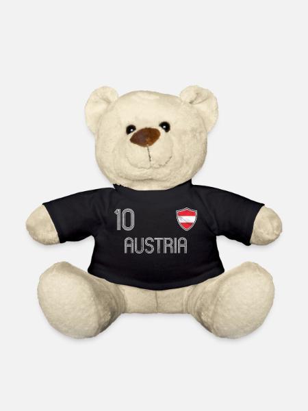 Österreich Fußball Mannschaft - Teddy - Schwarz