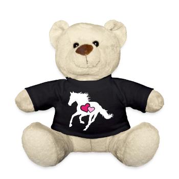 Pferde Pferd reiten - Teddy - Schwarz - Vorne