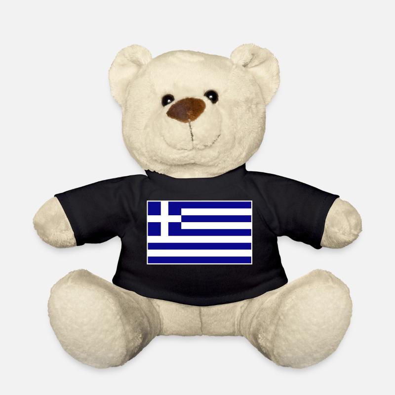 Griechenland Flagge - Teddy - Schwarz