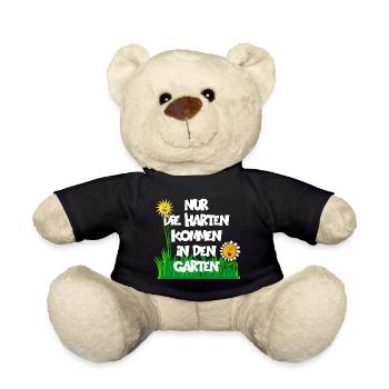 NUR DIE HARTEN KOMMEN IN DEN GARTEN - Teddy - Schwarz - Vorne