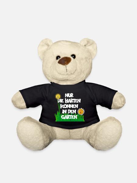 NUR DIE HARTEN KOMMEN IN DEN GARTEN - Teddy - Schwarz
