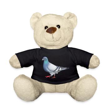PIGEON - Teddy Bear - black - Front