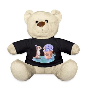 Meerkats - Teddy Bear - black - Front