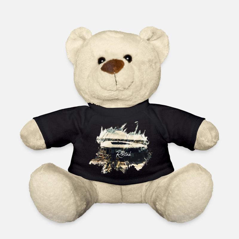 Rostock Stadion - Teddy - Schwarz