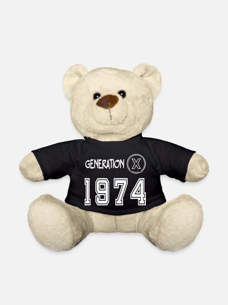 Génération X 1974 - Nounours - noir