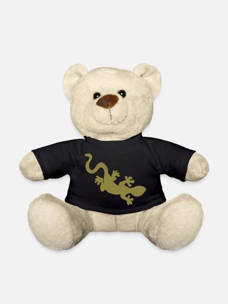 Gecko - Teddy Bear - black
