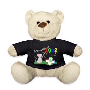 Schulkind 2022 - Teddy - Schwarz - Vorne