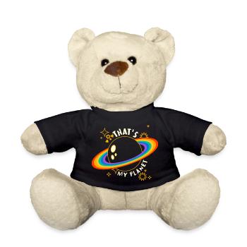 Monde arc-en-ciel - Nounours - noir - Devant
