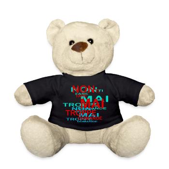 toomanyquestions - Teddy Bear - black - Front
