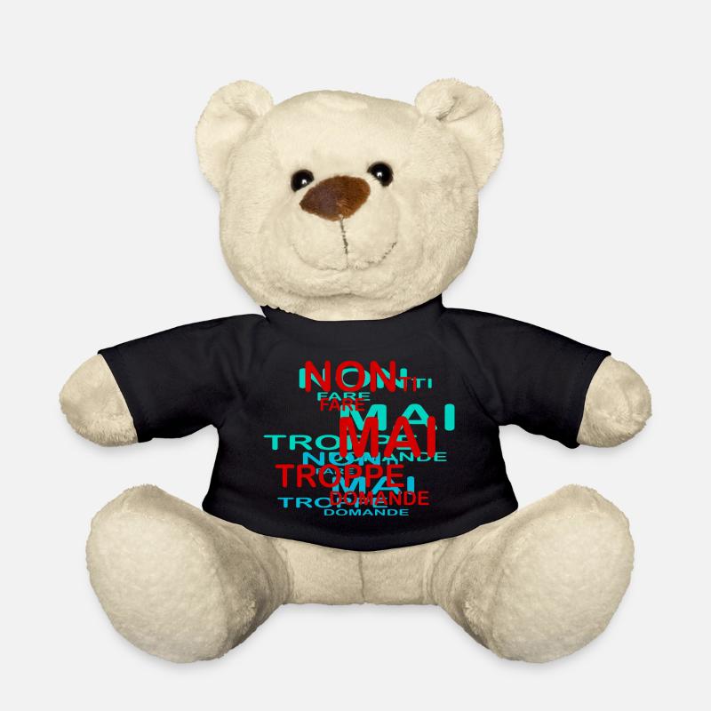 trop de questions - Nounours - noir