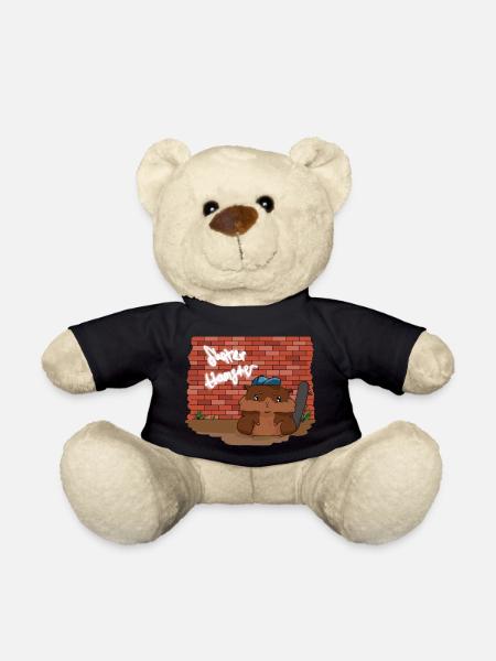 Skater Hamster - Teddy - Schwarz