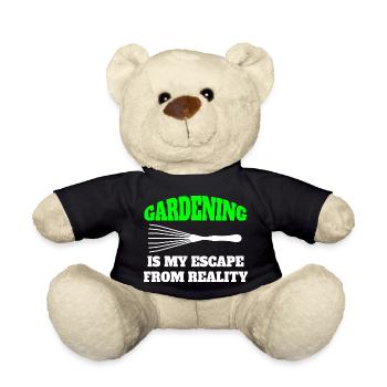 Garten Geschenk Obstgarten Gärtner Hobbygärtner - Teddy - Schwarz - Vorne