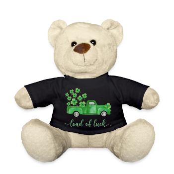 Happy St. Patrick´s Day Saint Patrick Irland Irish - Teddy - Schwarz - Vorne