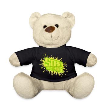 sorry im not listening - Teddy - Schwarz - Vorne