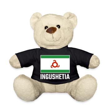 Ingouchie Inguschetia Drapeau ingouche Ing - Nounours - noir - Devant