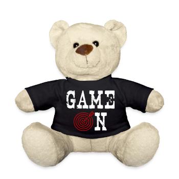 Jeu de fléchettes sur Darten Fans Idée cadeau - Nounours - noir - Devant