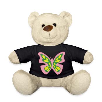 Butterfly of light - Teddy Bear - black - Front