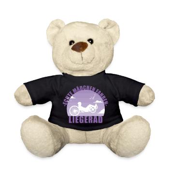 Fahrrad Liegerad Mädchen Sport Radsport Geschenk - Teddy - Schwarz - Vorne