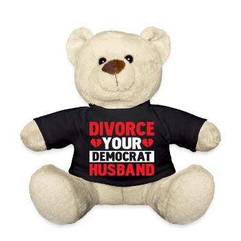 Divorce Your Democrate Husband Divorcee Ex-Wife Wo - Teddy Bear - black - Front