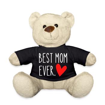 Best Mom of All Time - Teddy Bear - black - Front