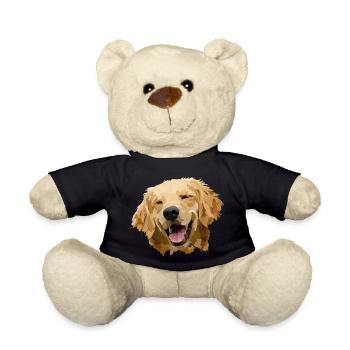 Cute Dog - Teddy Bear - black - Front
