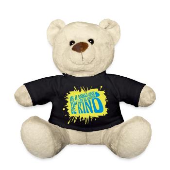 you can be kind - Teddy Bear - black - Front