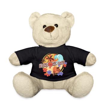 Vacation - Travel - Teddy Bear - black - Front