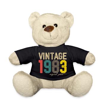 Originaldruck von 1983 - Teddy - Schwarz - Vorne