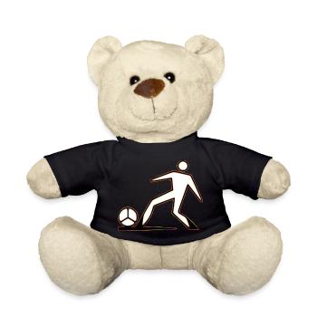 Ein Fußballspieler - Teddy - Schwarz - Vorne