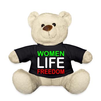 Women life freedom - Teddy - Schwarz - Vorne