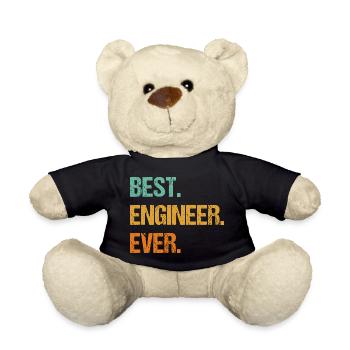 Bester Ingenieur aller Zeiten Inspirierendes Zitat - Teddy - Schwarz - Vorne