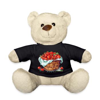 Ein Korb gefüllt mit Tomaten, transparent - Teddy - Schwarz - Vorne