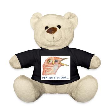 PlattSnack – Den een sien Uul... - Teddy - Schwarz - Vorne