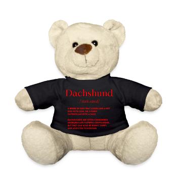 Dackel Definition - Teddy - Schwarz - Vorne