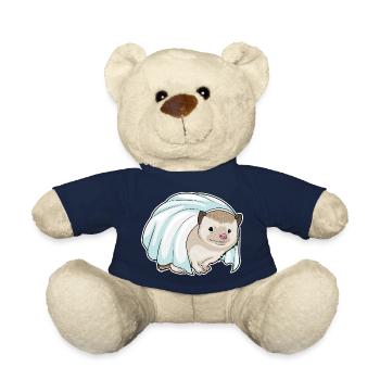 Igel Braut Schleier Hochzeit - Teddy - French Navy - Vorne