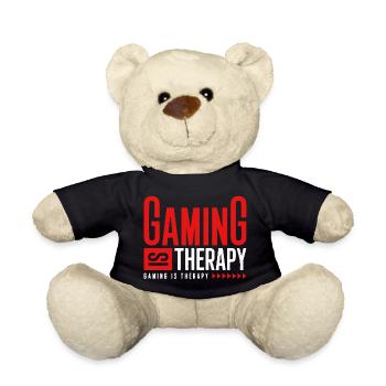 GAMING IST THERAPIE - Teddy - Schwarz - Vorne