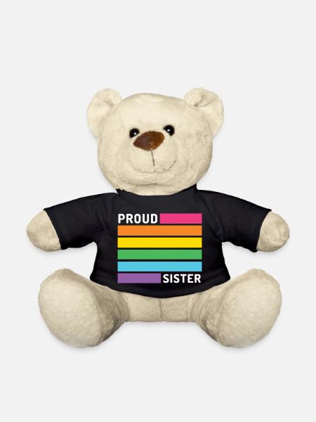 Pride Month LGBT - Stolze Schwester - Teddy - Schwarz