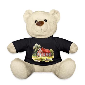 Schweden Schweden Skandinavien Reisen Wikinger - Teddy - Schwarz - Vorne