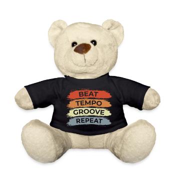 Drummer Vintage Look - Nounours - noir - Devant