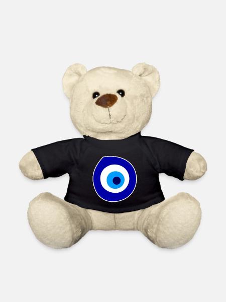 Symbol des bösen Blicks - Teddy - Schwarz